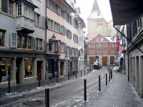 The view looking down Neumarkt